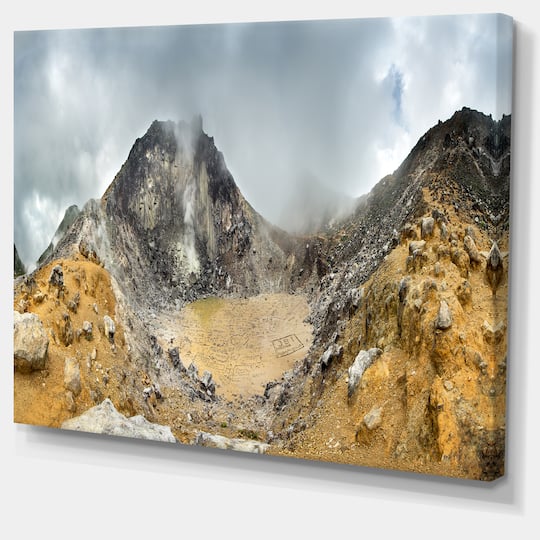 Designart - Volcano Panorama with Dramatic Sky
